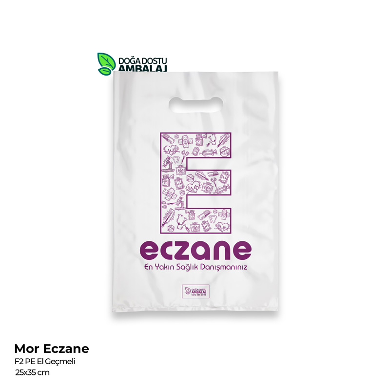 Mor Eczane Poşeti 25x35cm (10kg.)