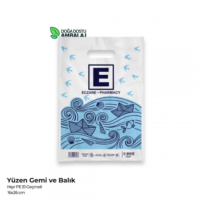 Küçük Boy Eczane Poşeti 16x26cm (25kg.)